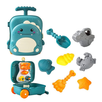 Sand & Waterplay Beach Suitcase - Dinosaur - The Chaos Emporium