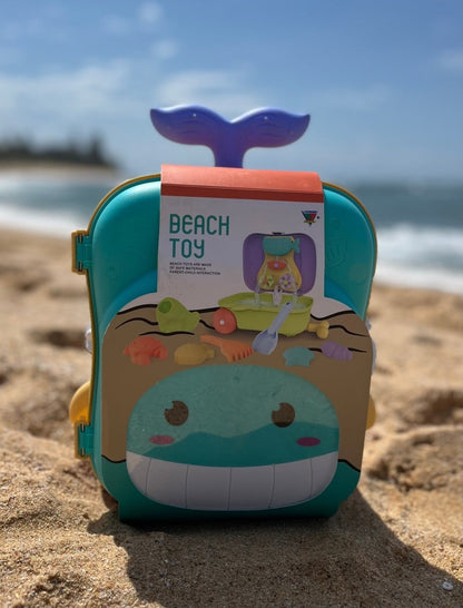 Sand & Waterplay Beach Suitcase - Whale - The Chaos Emporium