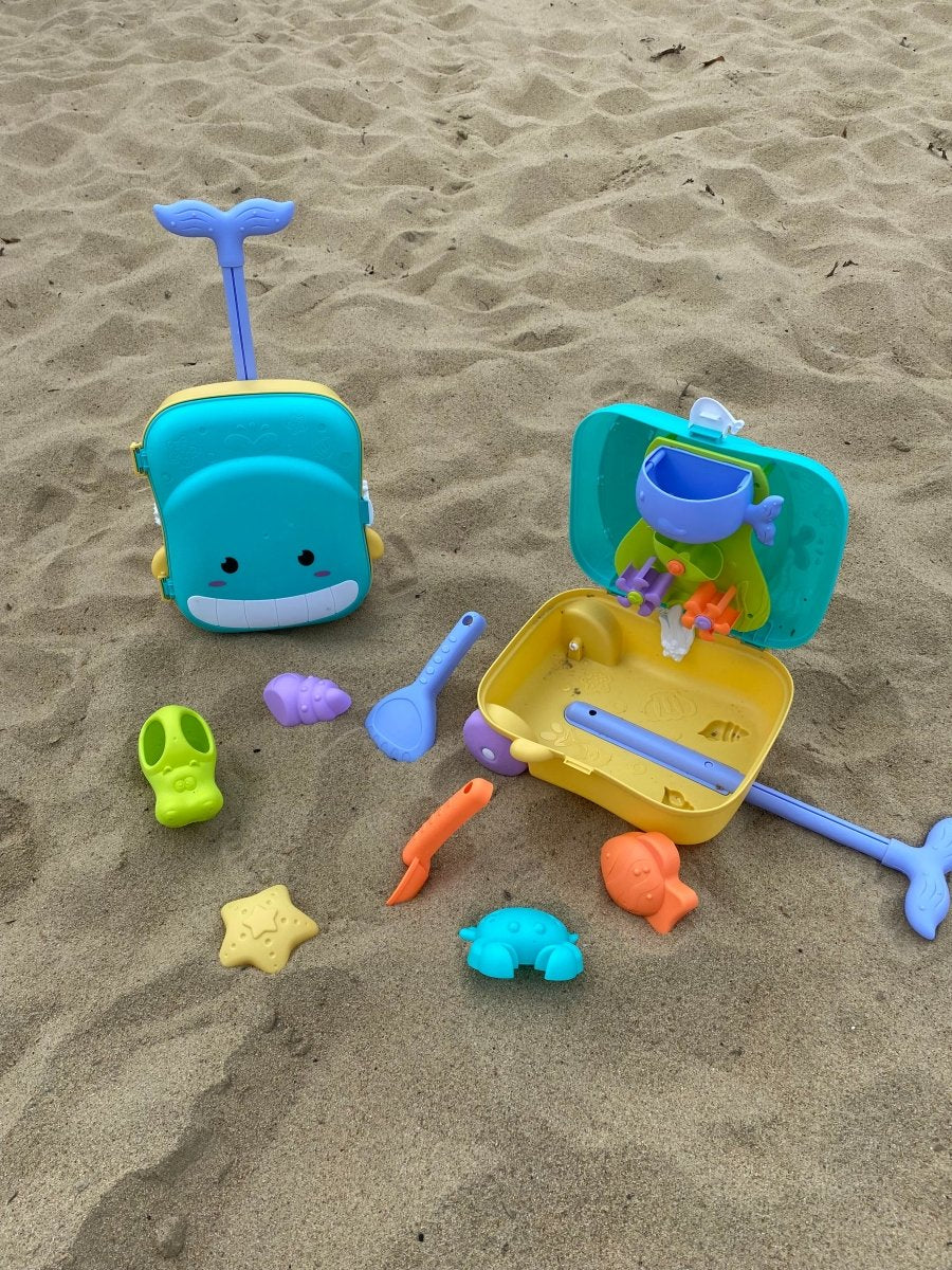 Sand & Waterplay Beach Suitcase - Whale - The Chaos Emporium