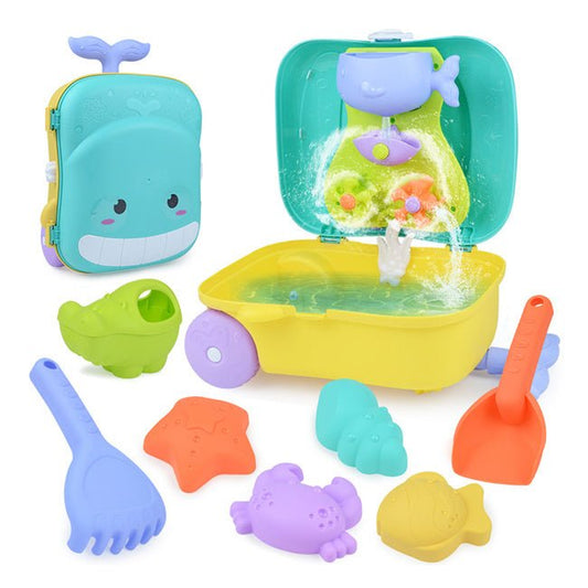Sand & Waterplay Beach Suitcase - Whale - The Chaos Emporium