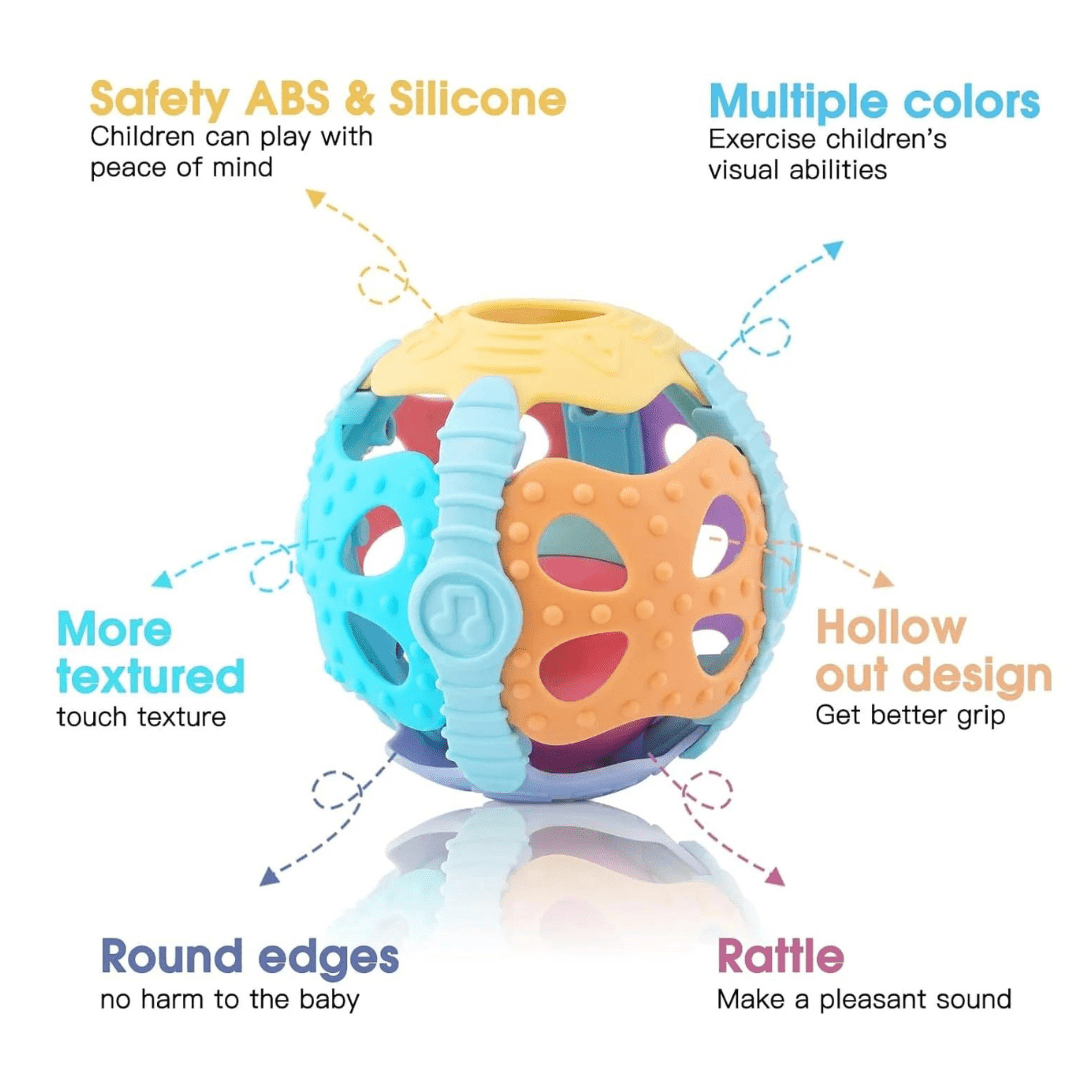 Silicone Bath Rattle Ball - The Chaos Emporium