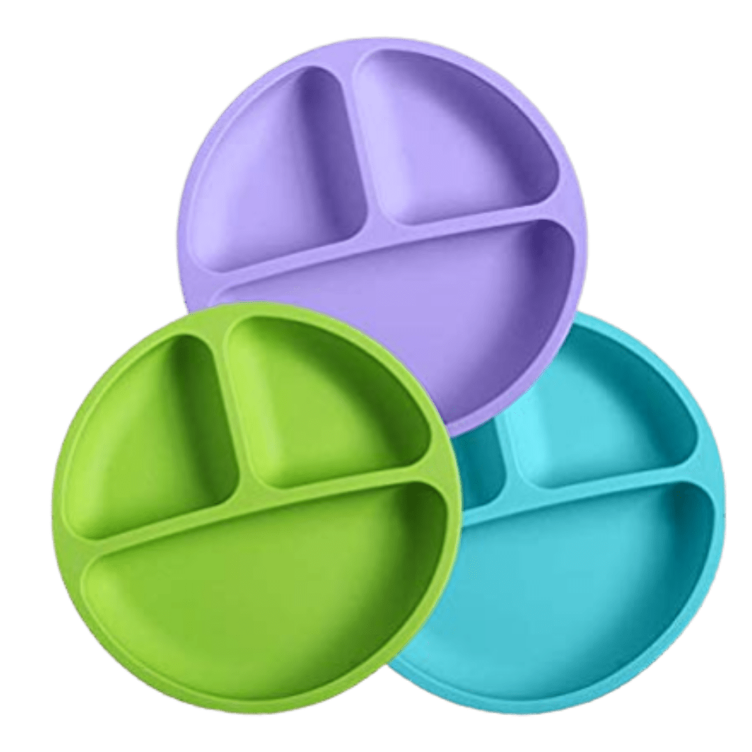Silicone Divided Toddler Plate - The Chaos Emporium