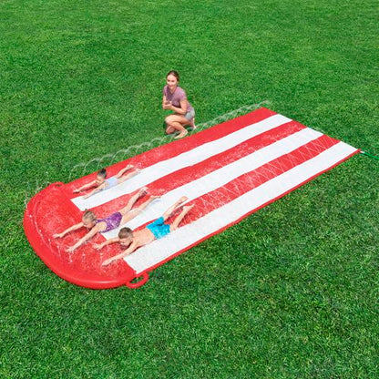 Inflatable Triple Lane Slip 'n' Slide
