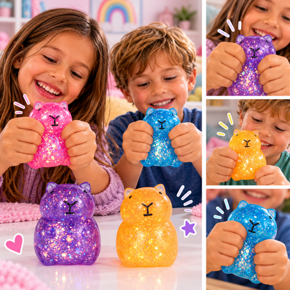 Smooshos Glitter Maltose Capybara Super Squeeze - The Chaos Emporium