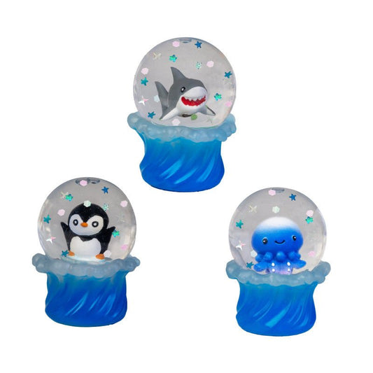 Smooshos Snow Globe Glow in the Dark Sea Animals - The Chaos Emporium