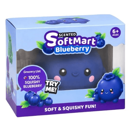 Squishy Jumbo Scented Sensory Slow Rising Blueberry - The Chaos Emporium