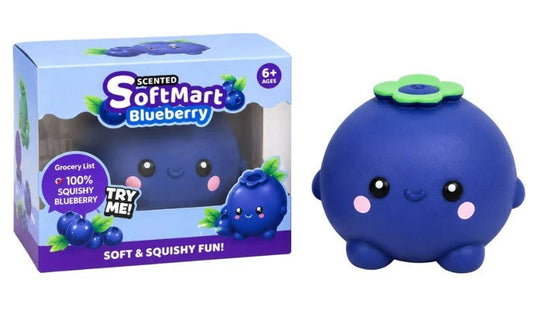 Squishy Jumbo Scented Sensory Slow Rising Blueberry - The Chaos Emporium