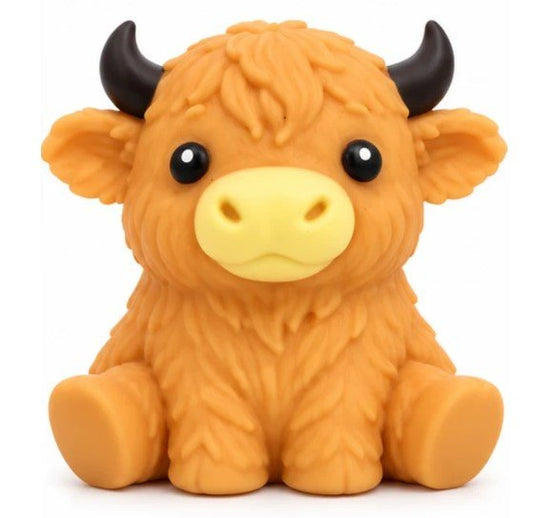 Squishy Jumbo Sensory Slow Rising Highland Cow - The Chaos Emporium