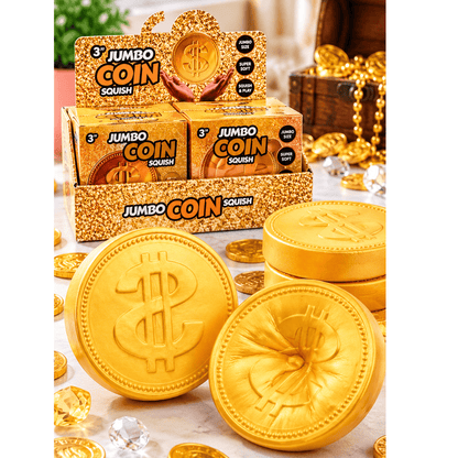 Squishy Jumbo Slow Rising Coin - The Chaos Emporium