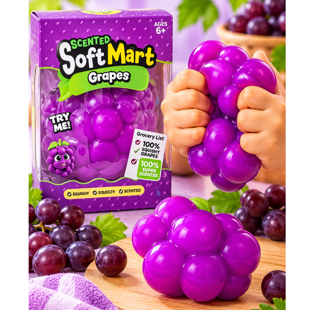Squishy Jumbo Slow Rising Grape - The Chaos Emporium