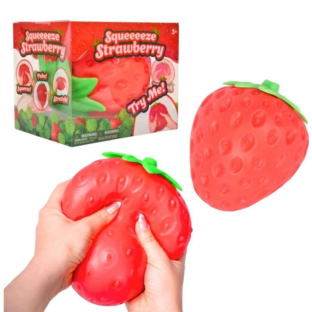 Squishy Jumbo Slow Rising Strawberry - The Chaos Emporium