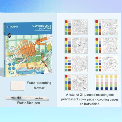Watercolor Colour Painting Book - Wonderland Expedition - The Chaos Emporium