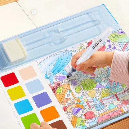 Watercolor Colour Painting Book - Wonderland Expedition