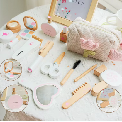 Children's Wooden Makeup Set - Mon Cheri Addition