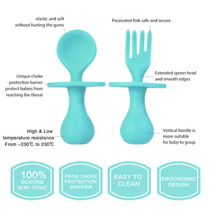 Self-Feeding Spoon & Fork Set