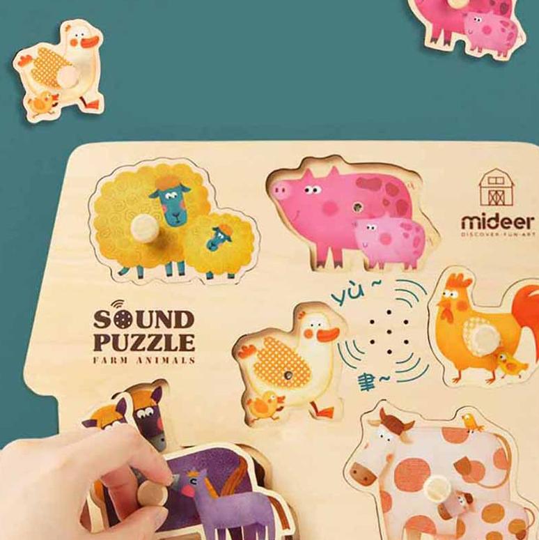 Animal Farmyard Sound Puzzle