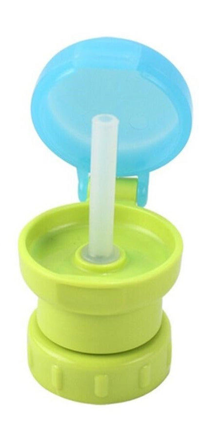 Bottle Cap Spout Adaptor With Silicone Straw - The Chaos Emporium