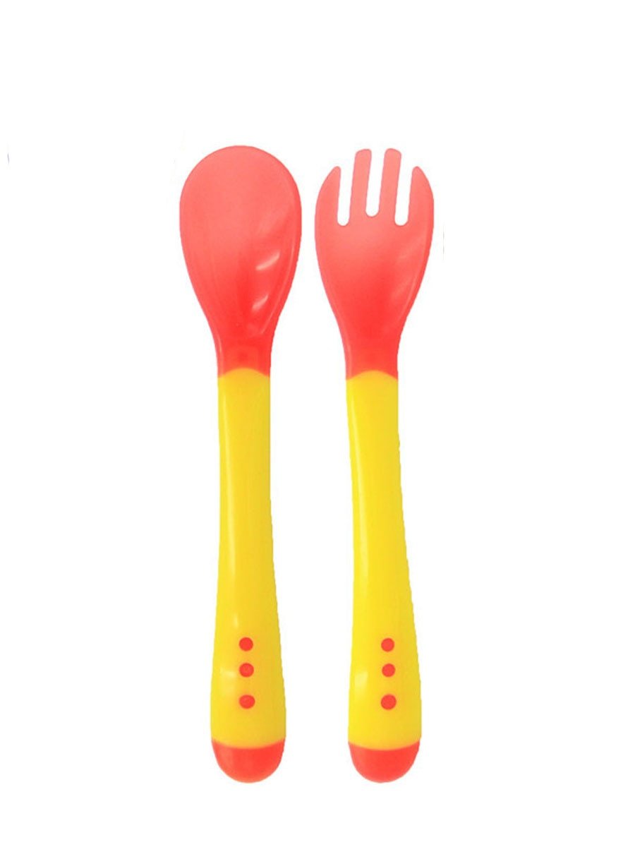Infant Heat Sensitive Color - Change Spoon & Fork Set - The Chaos Emporium