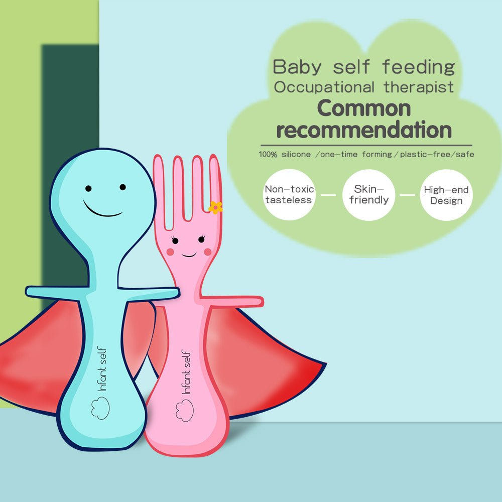Self - Feeding Spoon & Fork Set - The Chaos Emporium