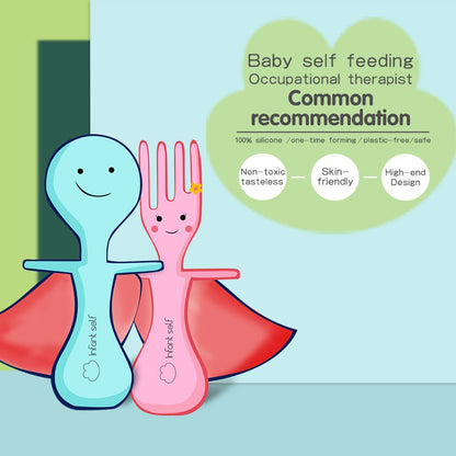 Self - Feeding Spoon & Fork Set - The Chaos Emporium