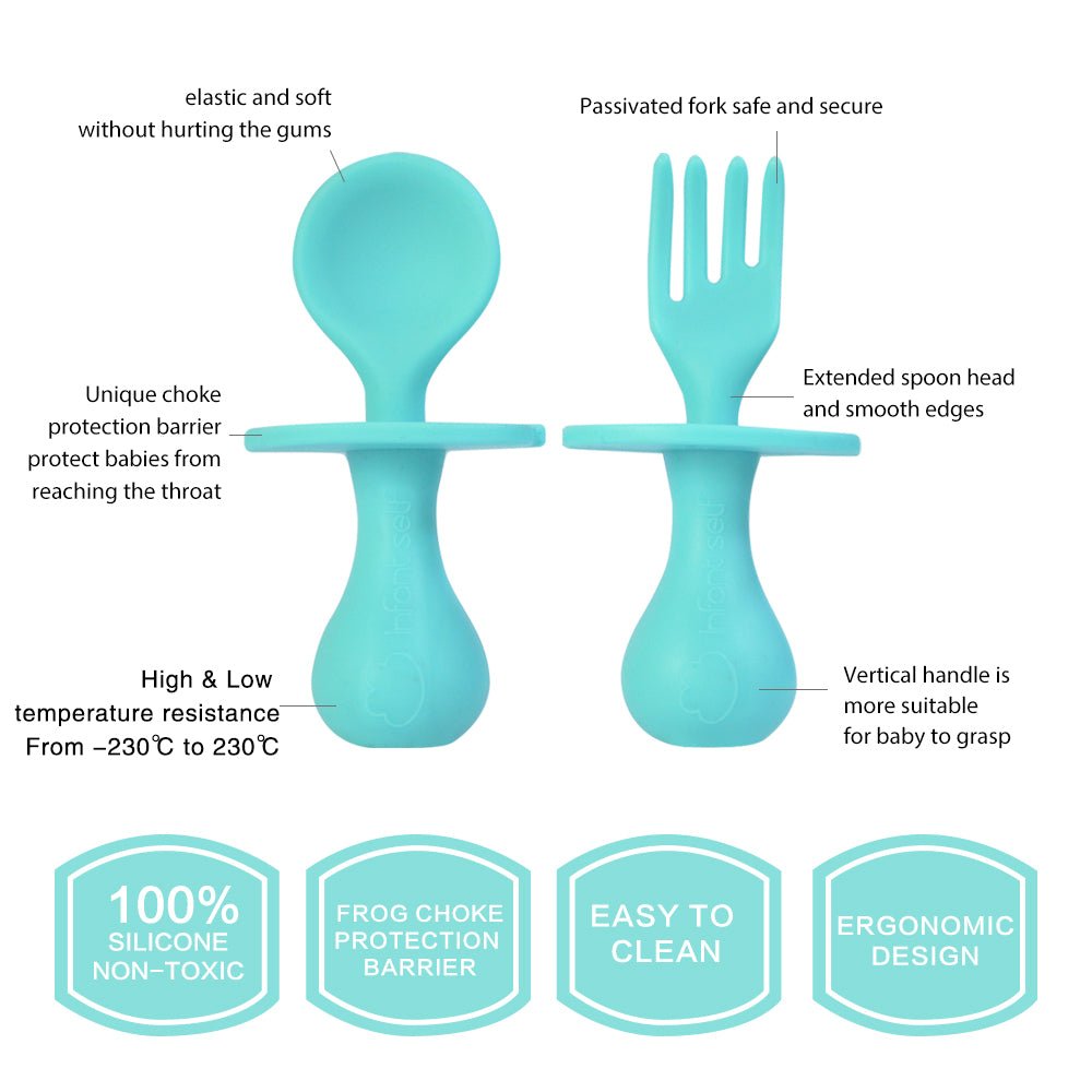 Self - Feeding Spoon & Fork Set - The Chaos Emporium