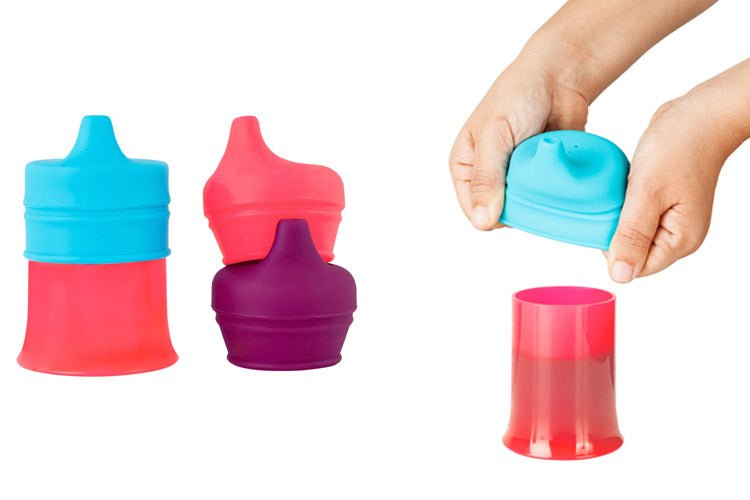 Silicone Sippy Cup Lid with Straw - The Chaos Emporium