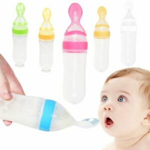 Silicone Baby Squeeze Spoon Feeder